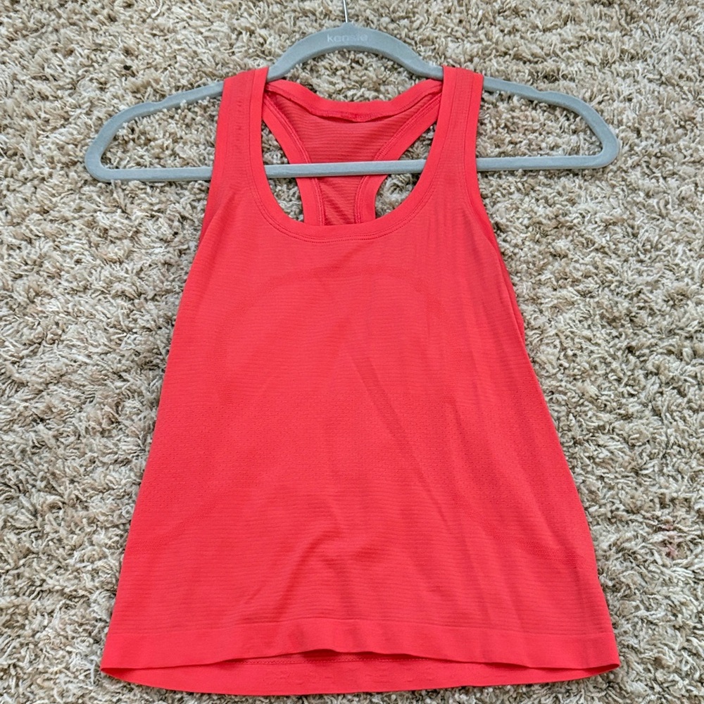 Women's orange/ Red Tank Top lululemon